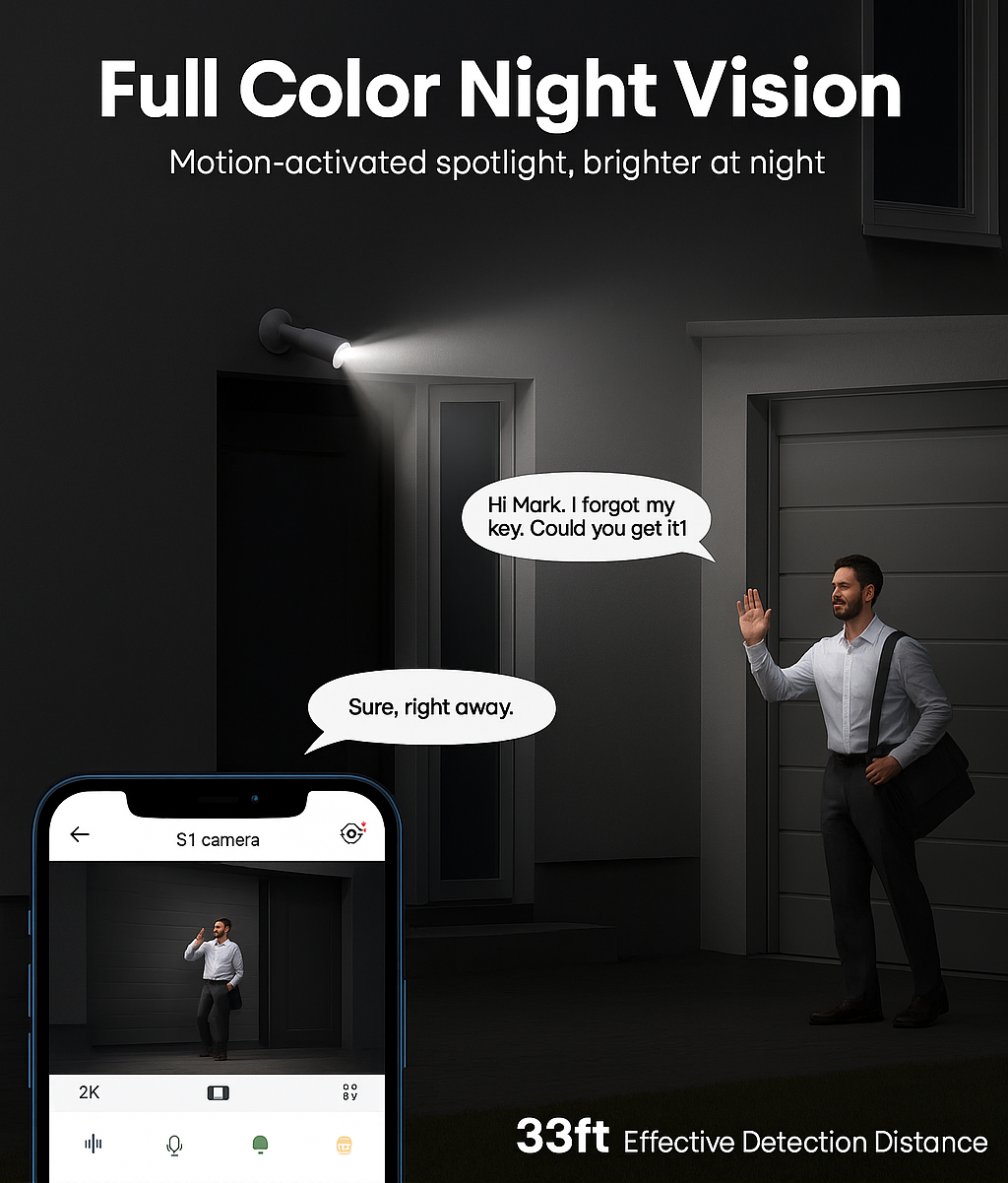 MyWelvia ClearWatch Pro™ Security Camera